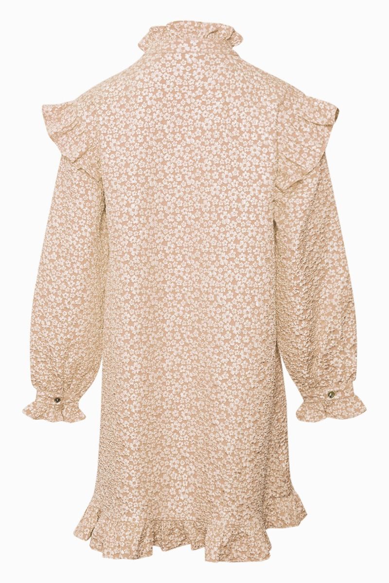 Noella - Kjole - Reno Ruby Ruffle Dress - Oyster