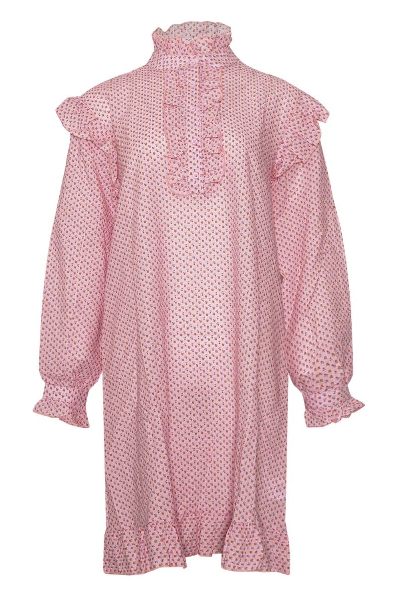 Noella - Kjole - Ruby Ruffle Dress - Rose/Pink Apple