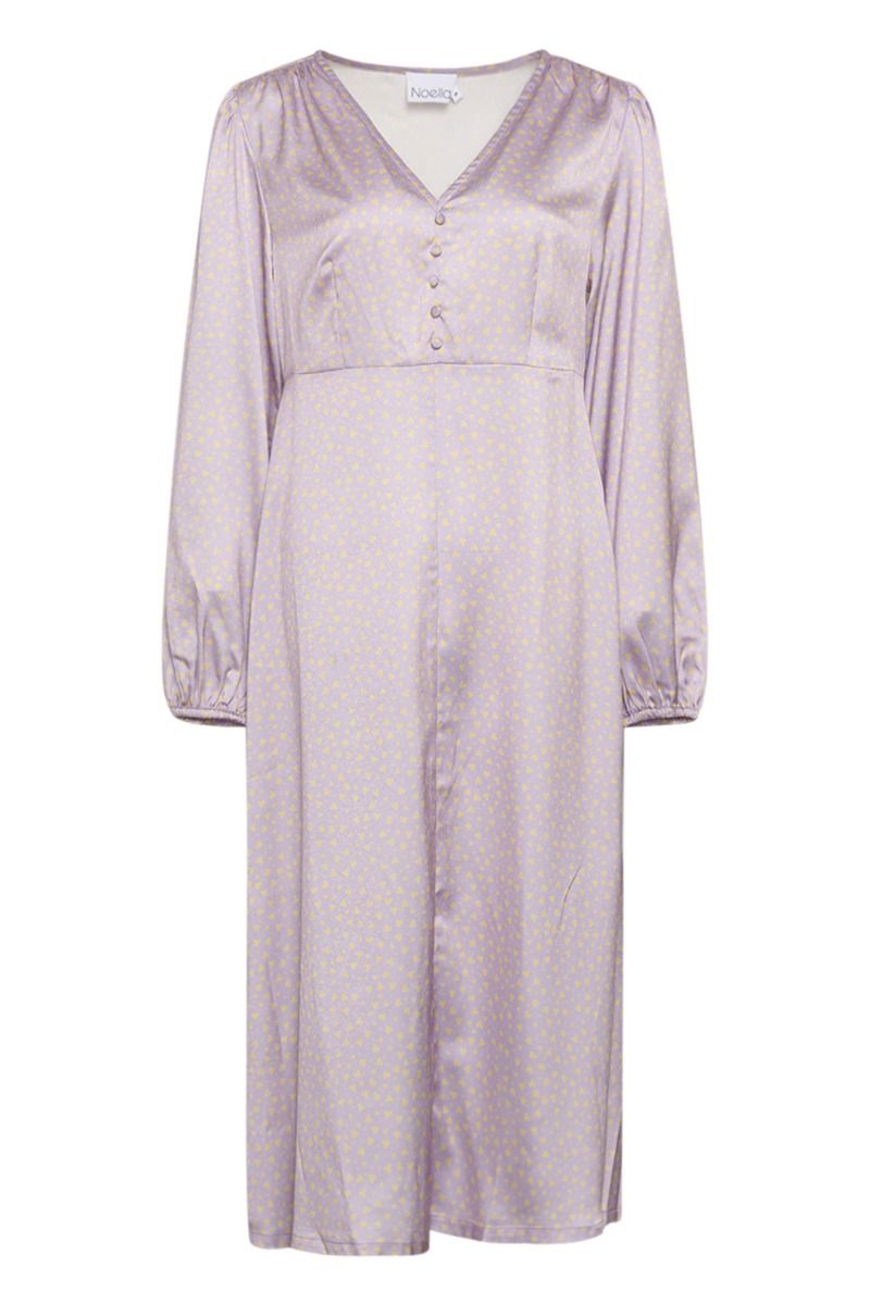 Noella - Kjole - Ryder Long Dress - Lavender Heart