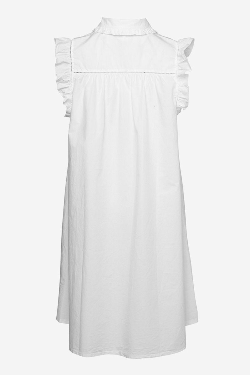 Noella - Kjole - Senza Dress Cotton Poplin - White
