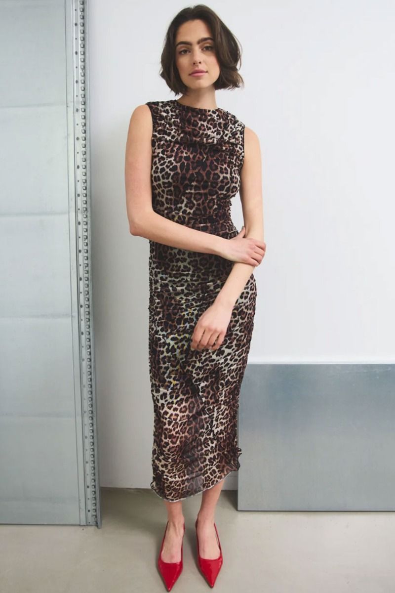 Noella - Kjole - Sutton Dress - Tawnee Leopard Print