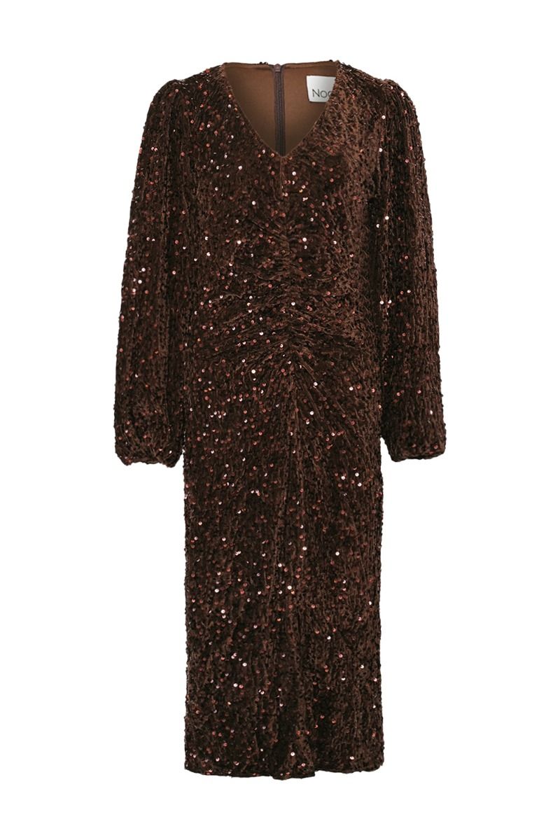 Noella - Kjole - Teagan LG Dress - Chocolate Brown 