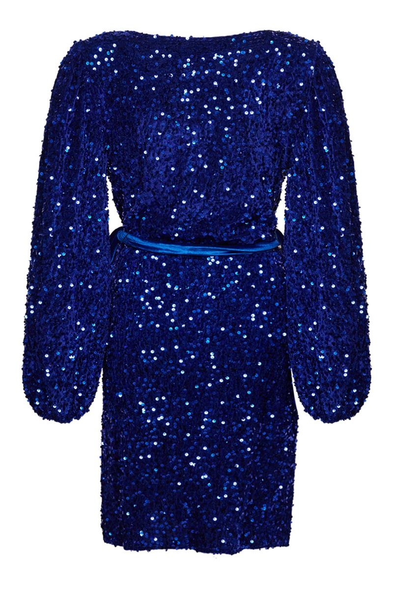 Noella - Kjole - Teagan Wrap Dress - Royal Blue