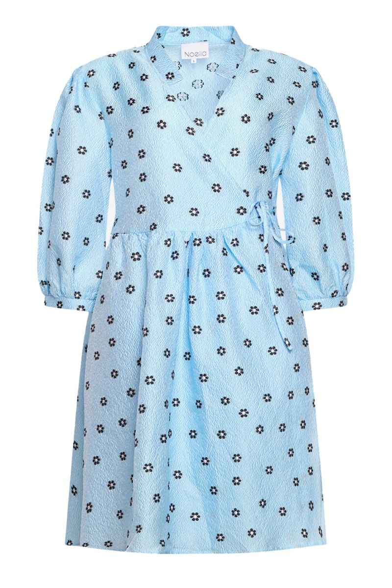 Noella - Kjole - Tulip Aida Dress - Light Blue Flower