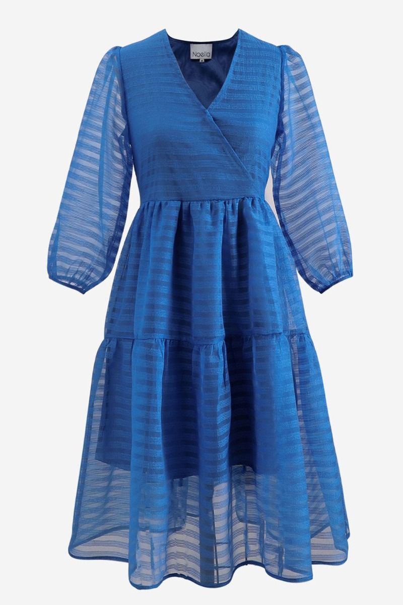 Noella - Kjole - Vaja Dress - Strong Blue