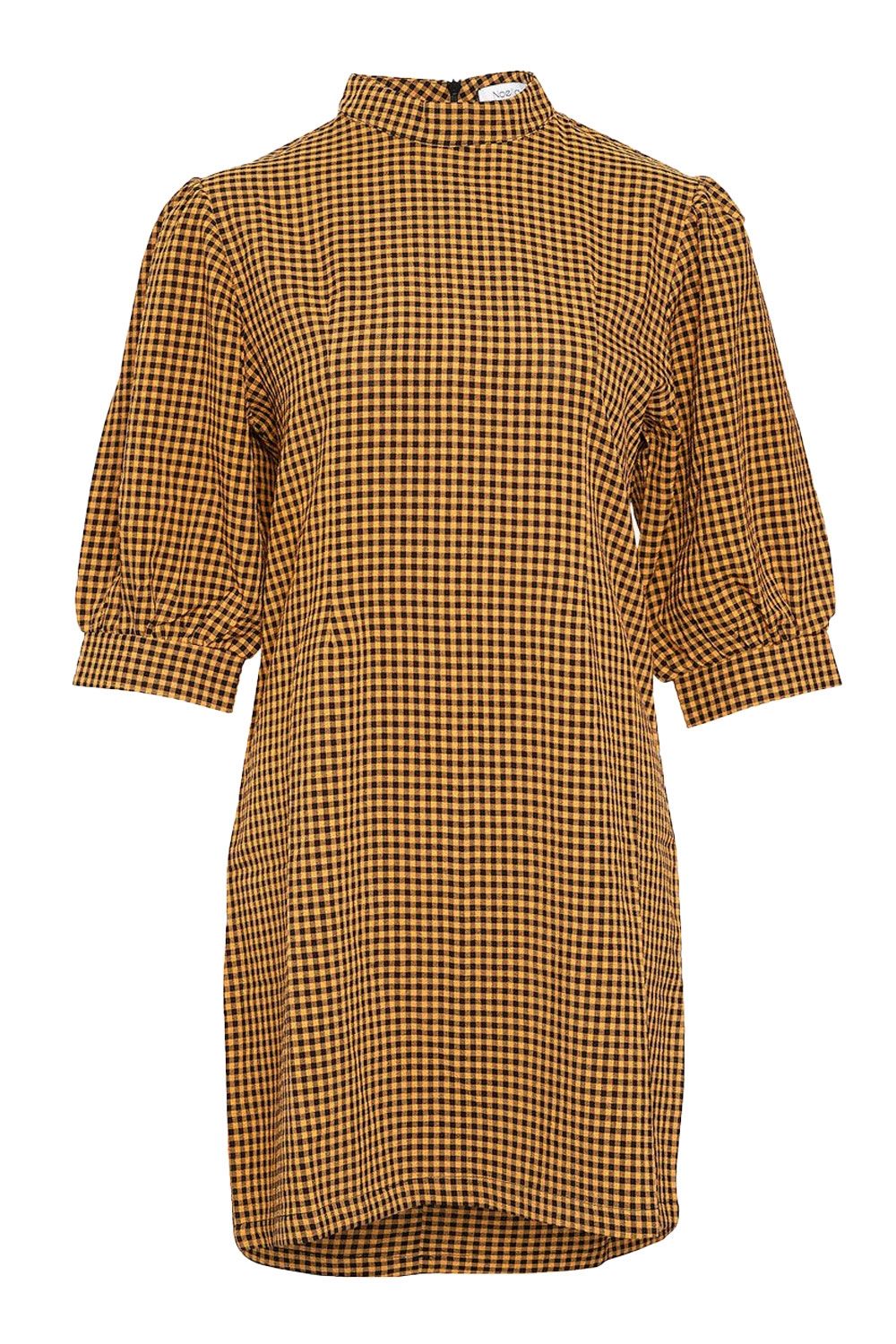 Noella - Kjole - Vix Dress - Camel/Black Check