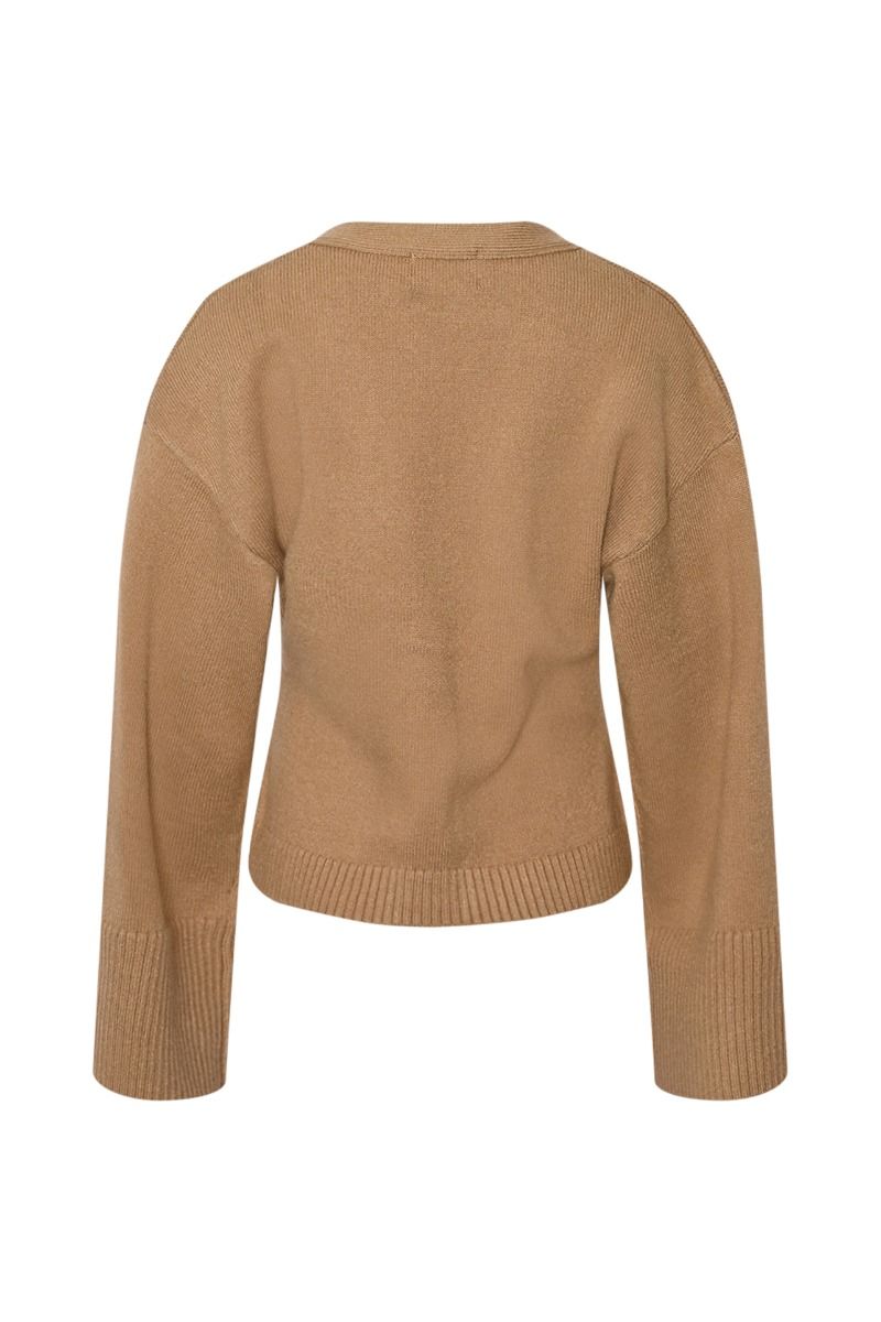 Noella - Cardigan - Lenyx Knit - Timber Brown Melange