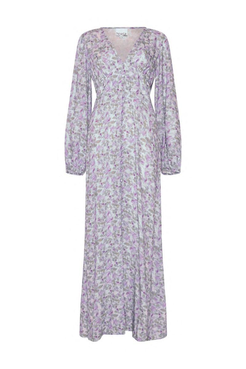 Noella - Kjole - Lilith Maxi Dress - Cinthia Blue Print