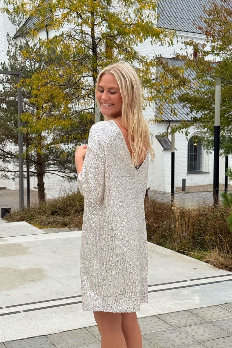 Noella - Kjole - Lorah Dress - Silver 