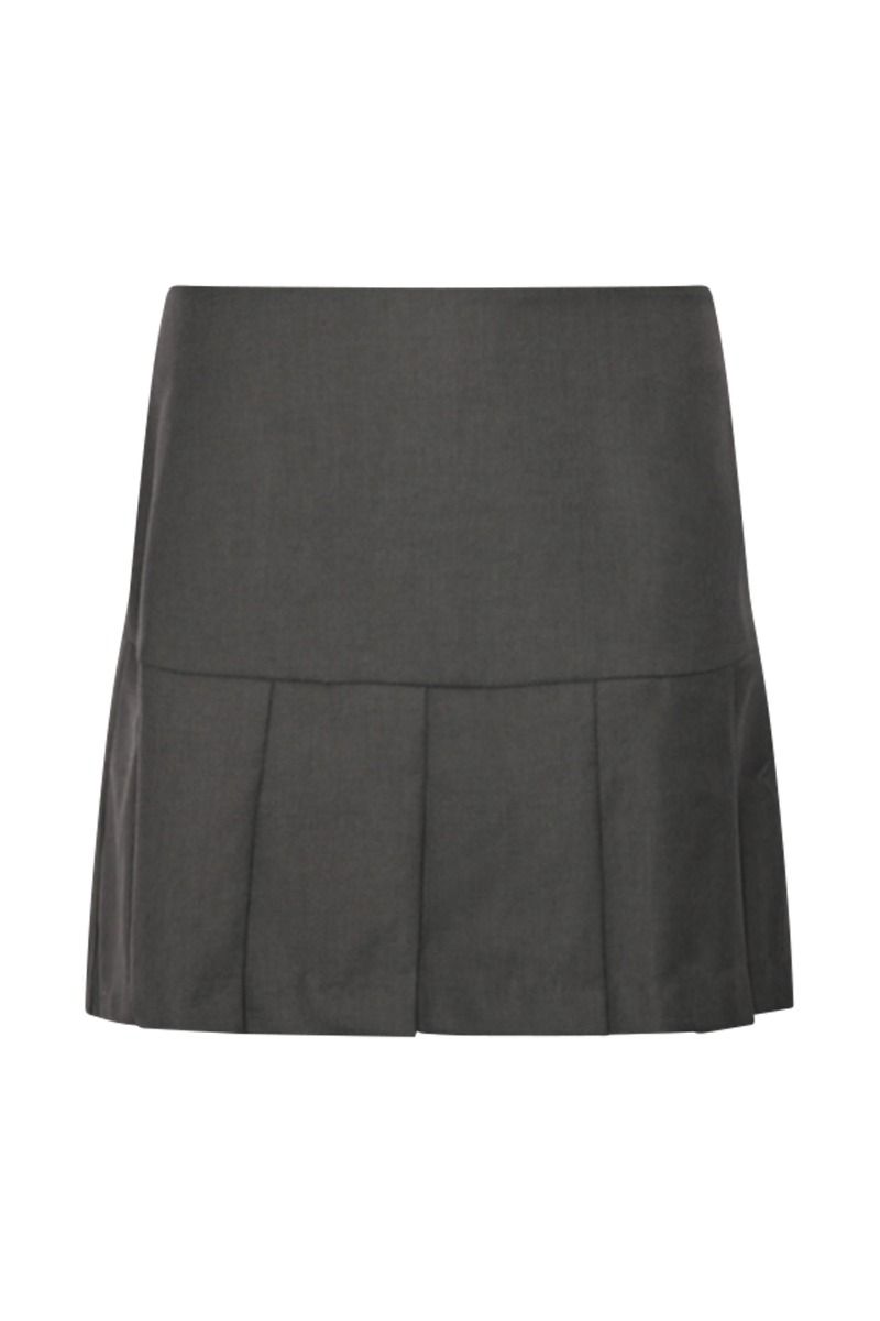 Noella - Nederdel - Lovelyn Skirt - Dark Grey Melange