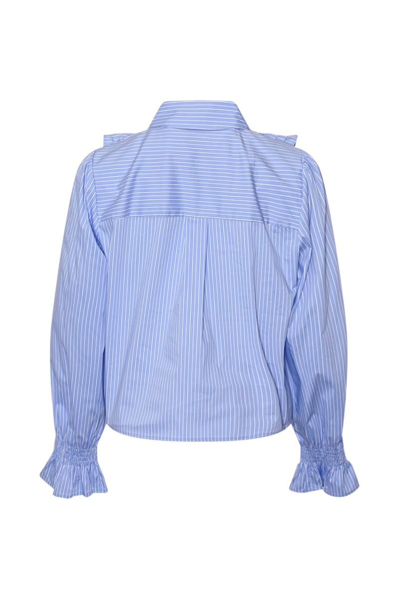 Noella - Bluse - Lucina Blouse - Blue White Stripe