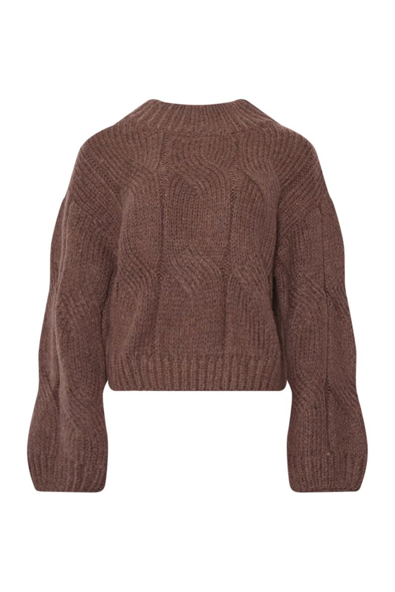Noella - Strik - Lynx Knit - Morel