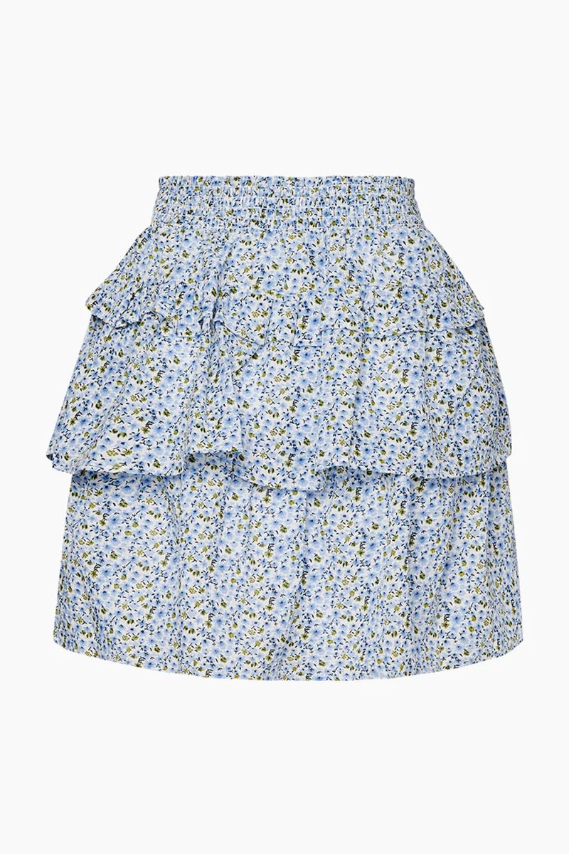 Noella - Nederdel - Jo Skirt Cotton - Blue Flower