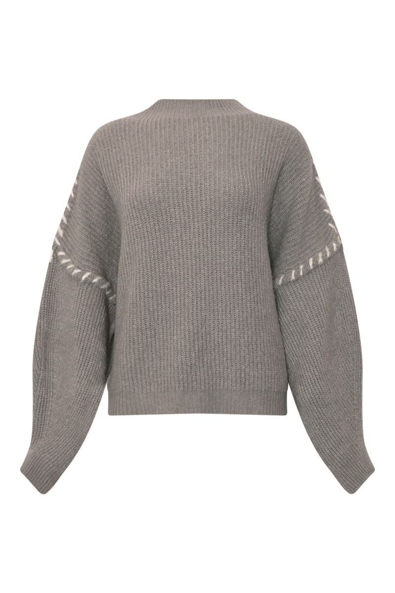 Noella - Strik - Olli Knit - Light Grey