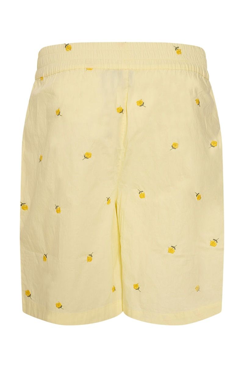 Noella - Shorts - Asia Shorts - Pale Yellow/Flower