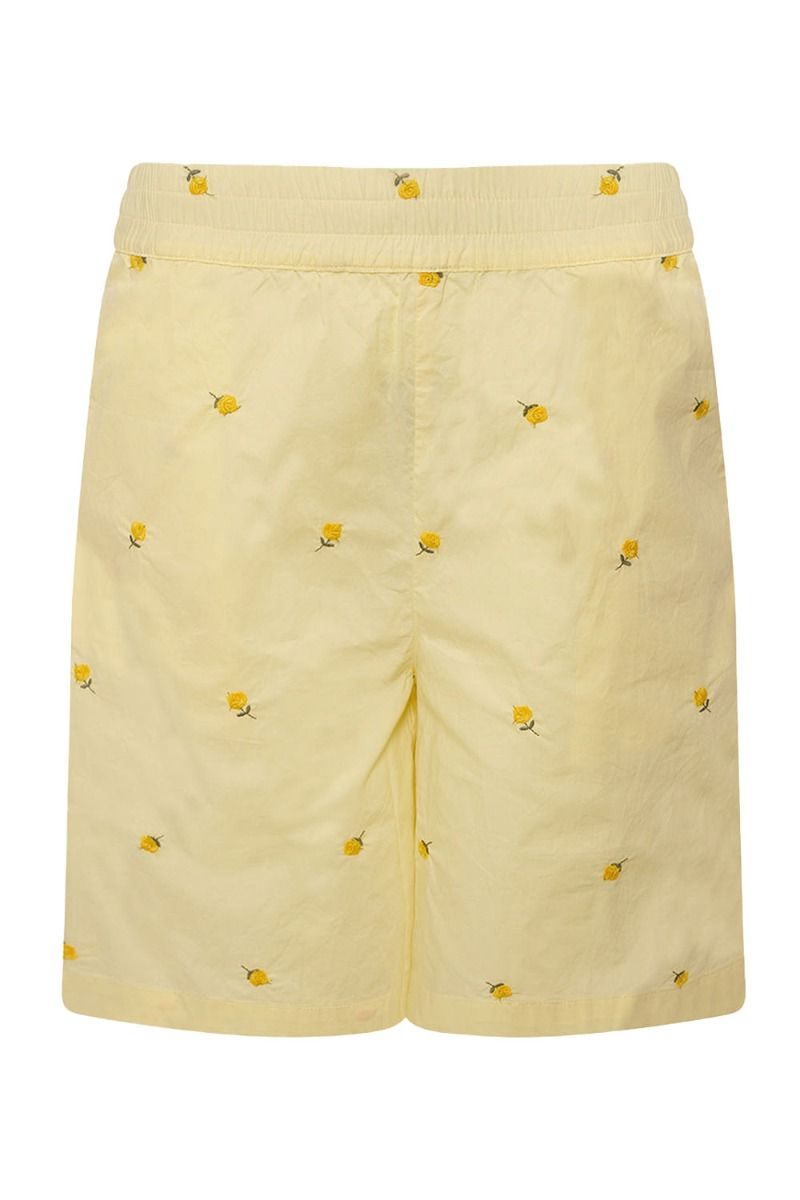Noella - Shorts - Asia Shorts - Pale Yellow/Flower