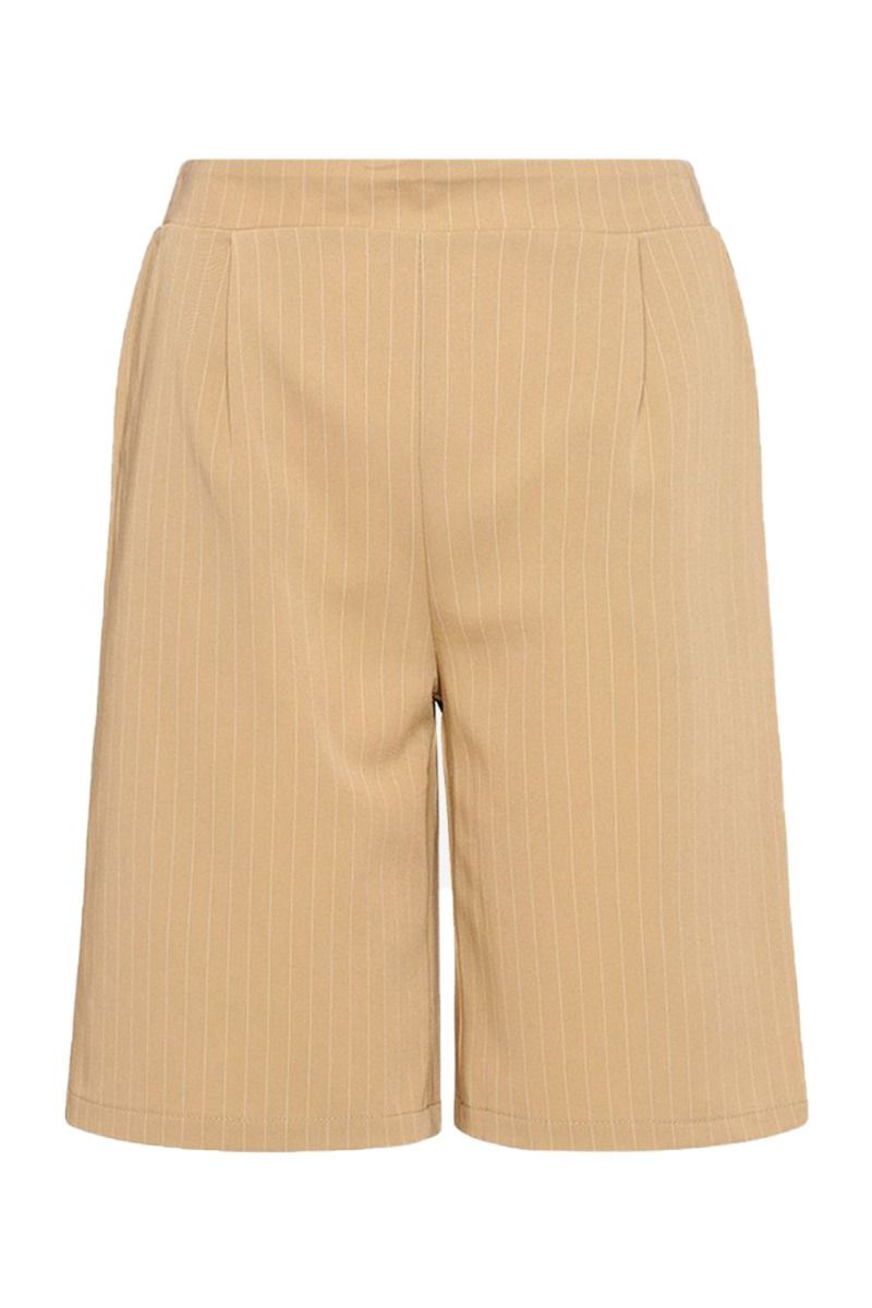 Noella - Shorts - Brooklyn Shorts - Beige Pinstripe