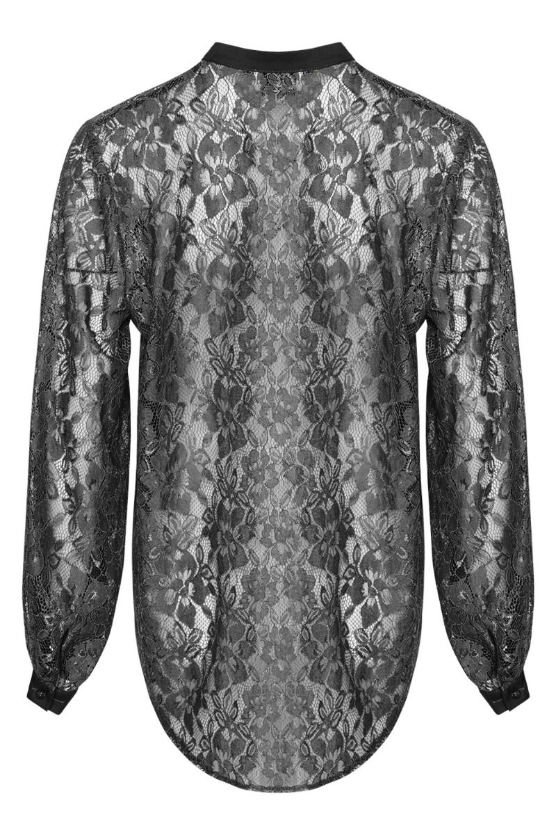 Noella - Skjorte - Bristol Lace Shirt - Black