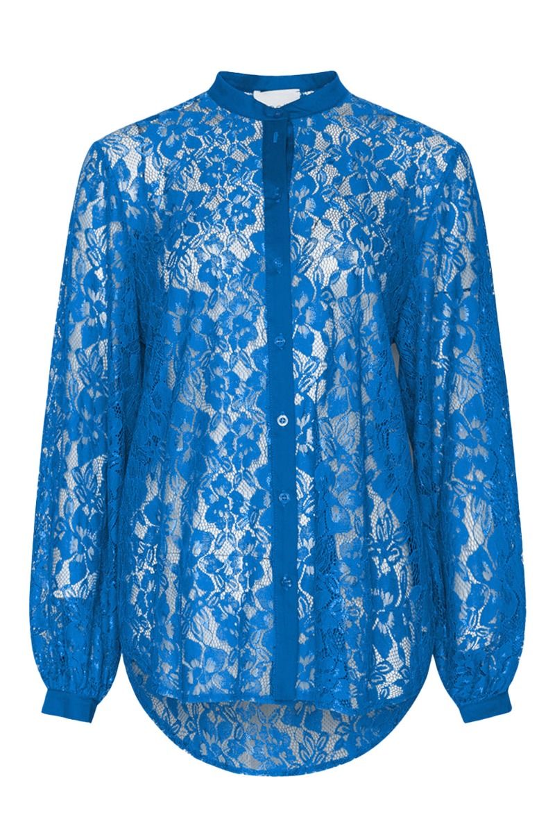 Noella - Skjorte - Bristol Lace Shirt - Royal Blue