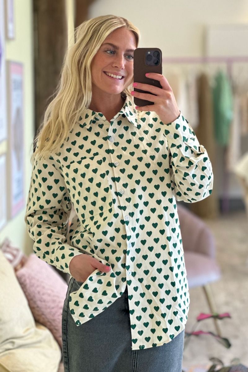 Noella - Skjorte - Johana Shirt - Green