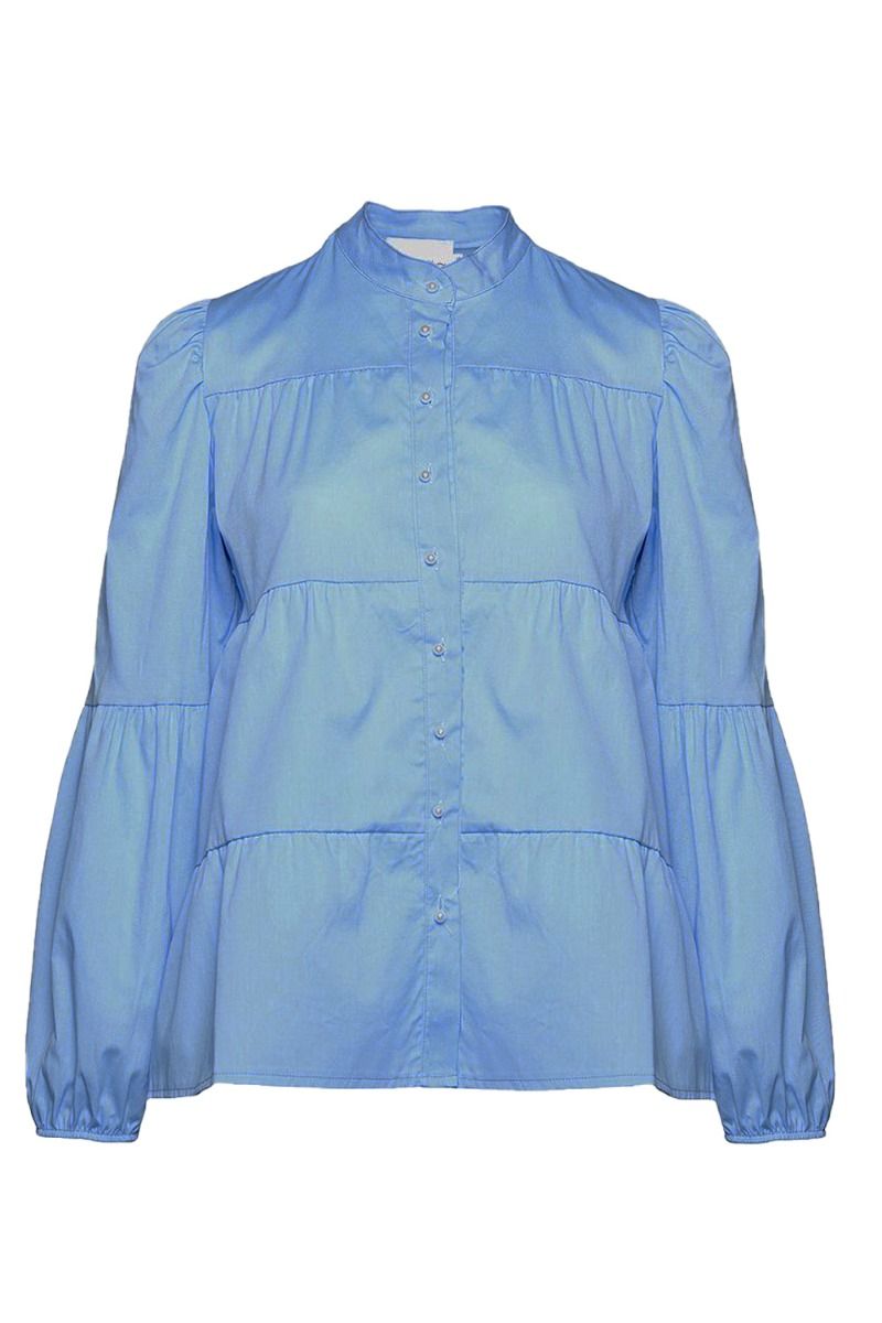 Noella - Skjorte - Kiki Pearl Shirt Poplin - Light Blue