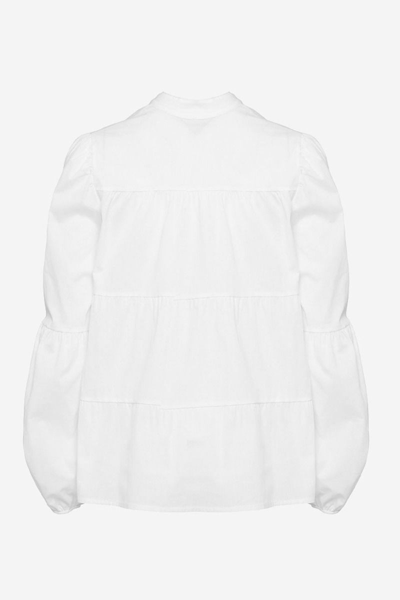 Noella - Skjorte - Kiki Pearl Shirt Poplin - White