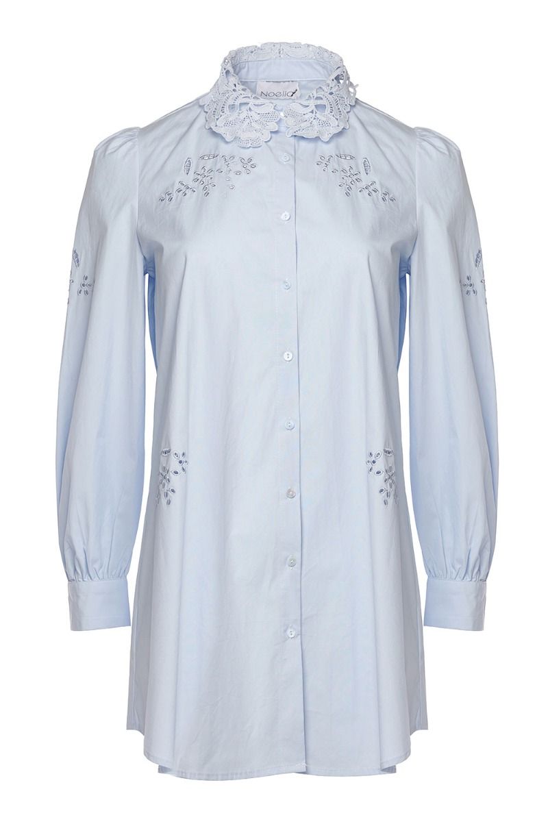 Noella - Skjorte - Lucille Long Shirt - Light Blue