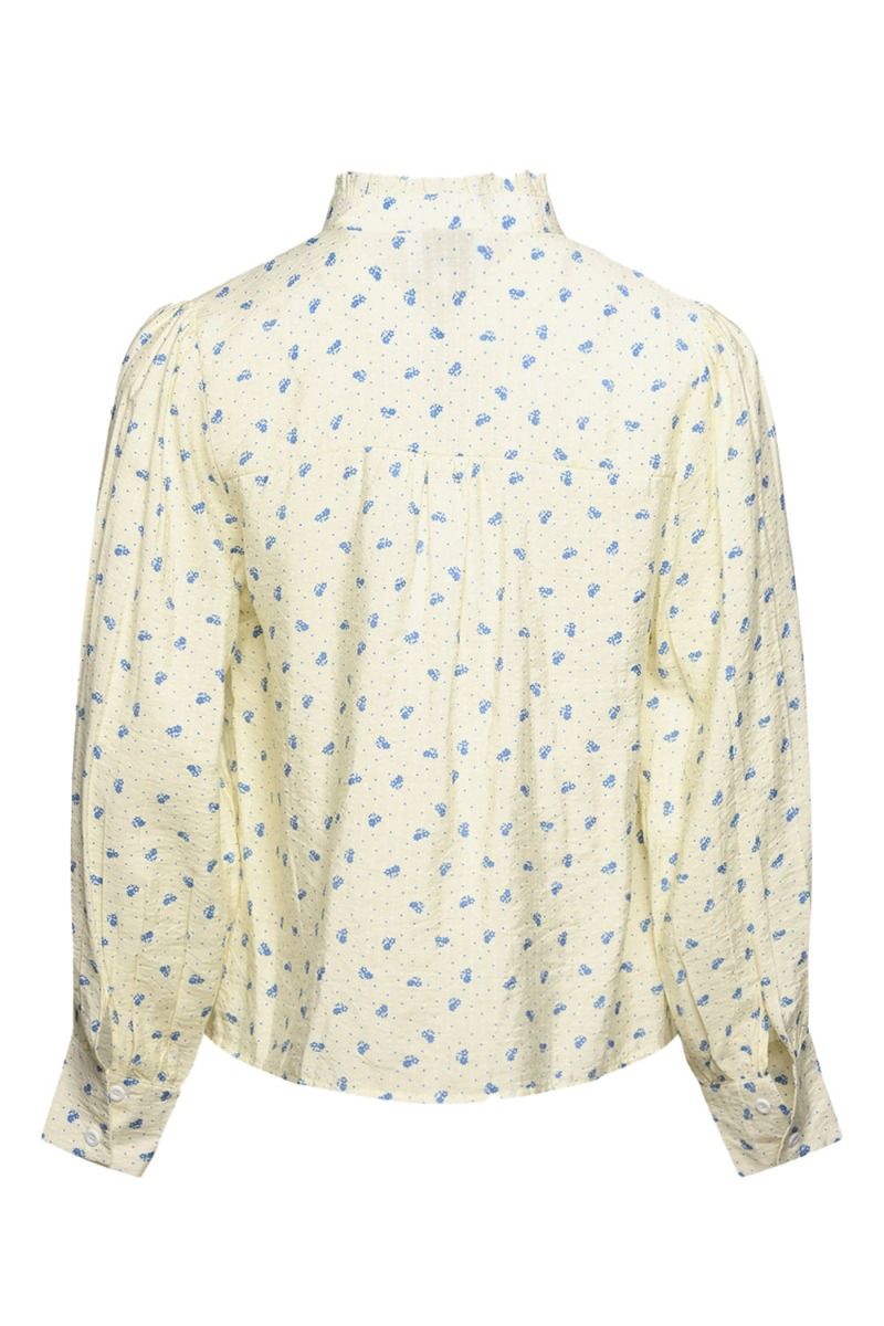 Noella - Skjorte - Pixi Shirt - Blue Dot Flower