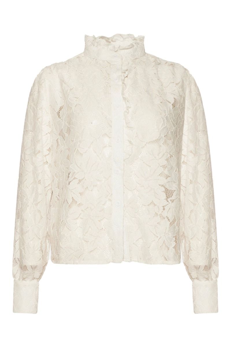 Noella - Skjorte - Pixi Shirt Lace - White
