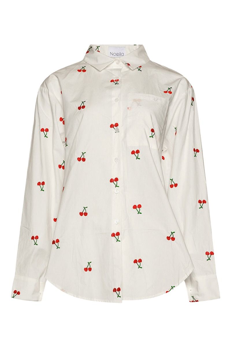 Noella - Skjorte - Travis Shirt - White Cherry