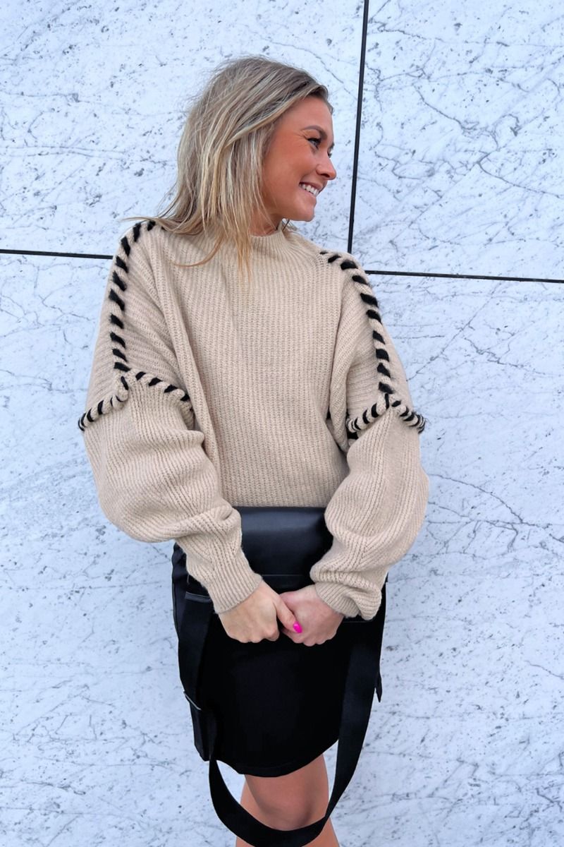 Noella - Strik - Olli Knit - Beige