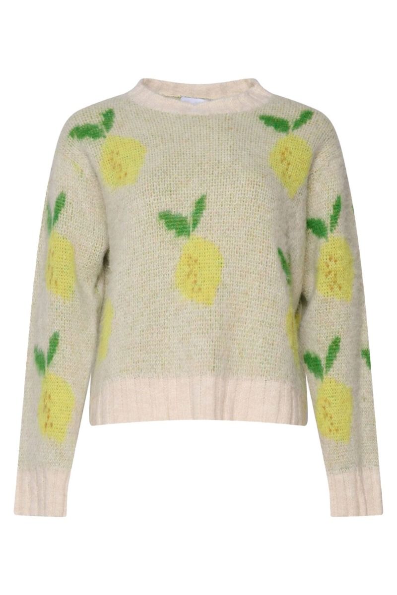 Noella - Strik - Ajax Knit Sweater - Yellow Mix
