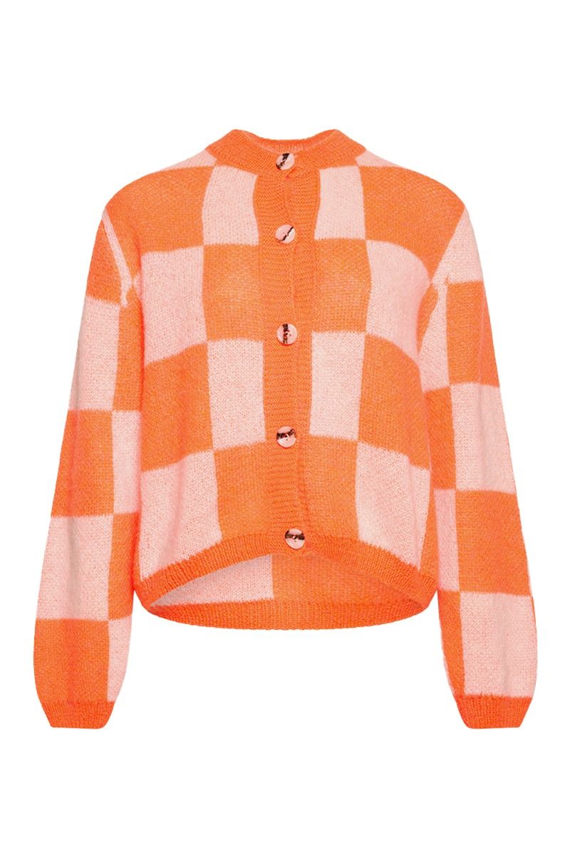 Noella - Strik - Ava Knit Cardigan - Orange