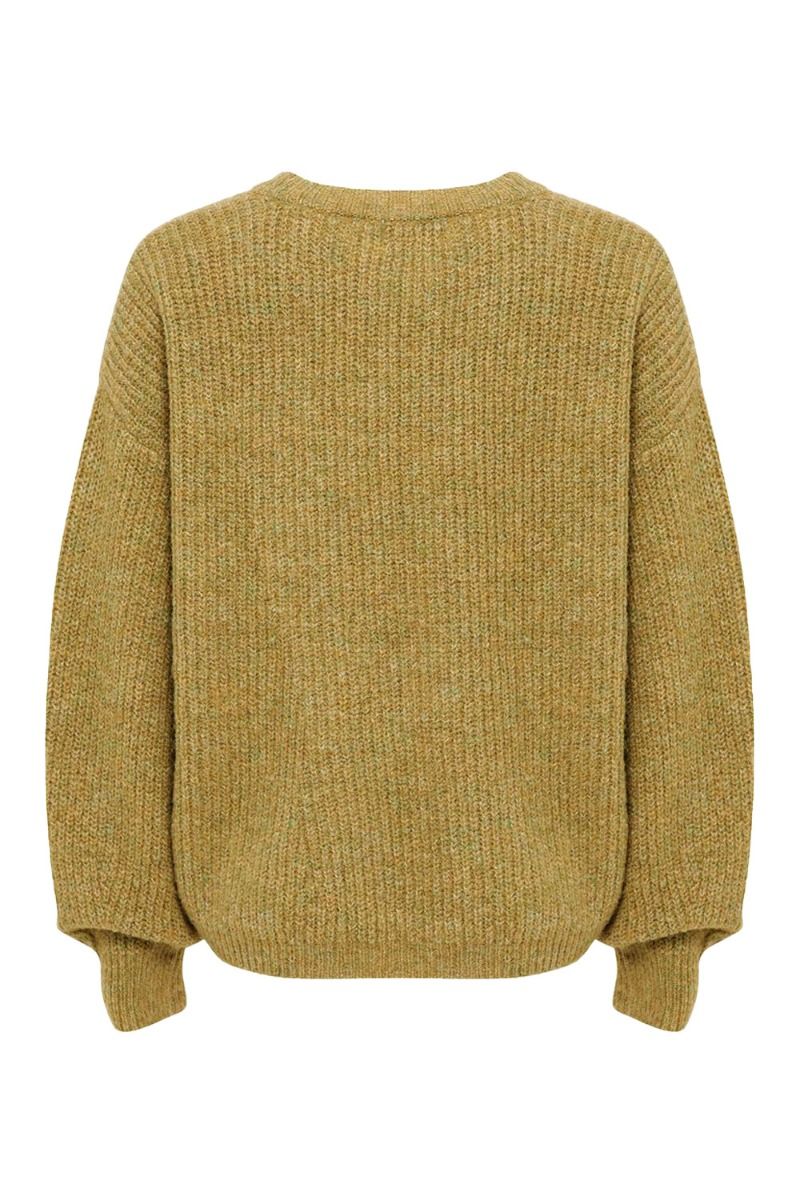 Noella - Strik - Frenchie Knit Sweater - Mustard Melange