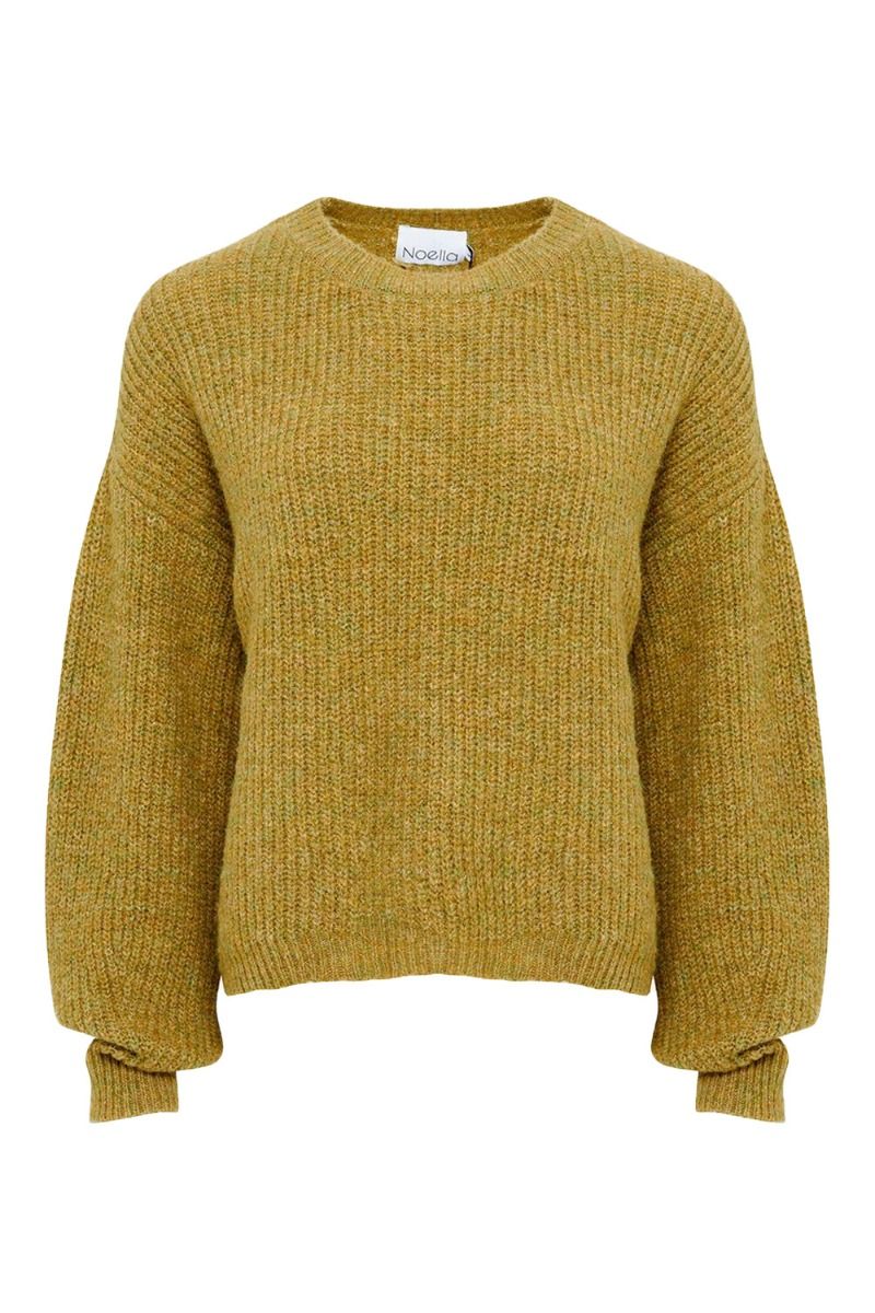 Noella - Strik - Frenchie Knit Sweater - Mustard Melange