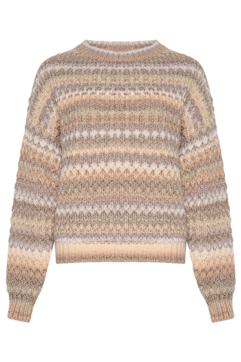 Noella - Strik - Gio Sweater - Sand Mix Lurex