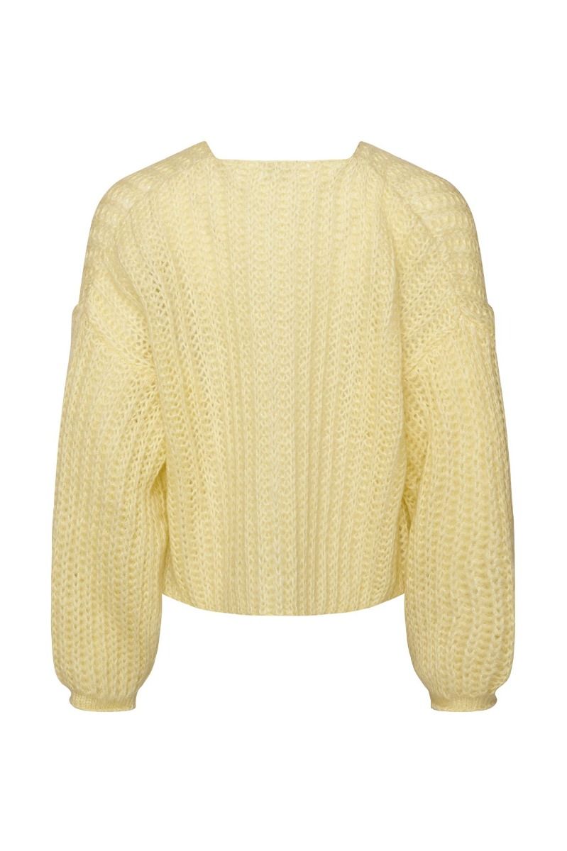 Noella - Cardigan - Joseph Knit Cardigan - Light Yellow