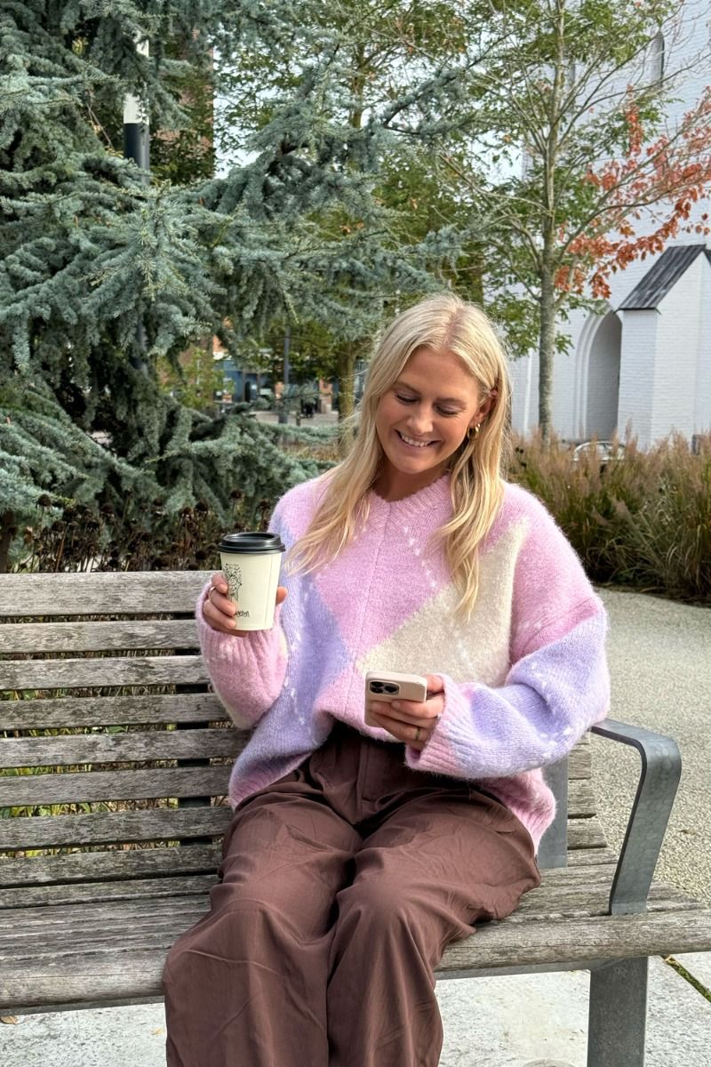 Noella - Strik - Lai Knit - Pink Mix