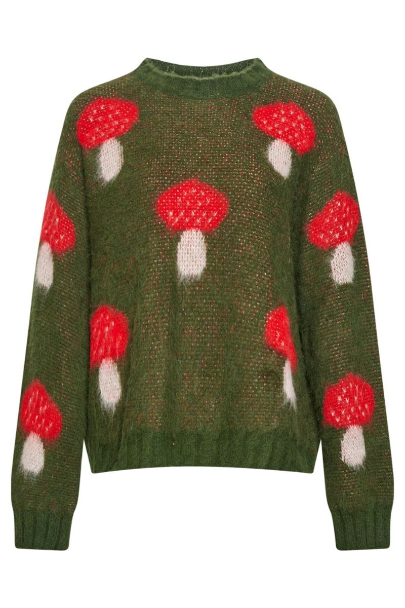 ❤︎ Noella - Strik - Lena Knit Sweater - Mushroom