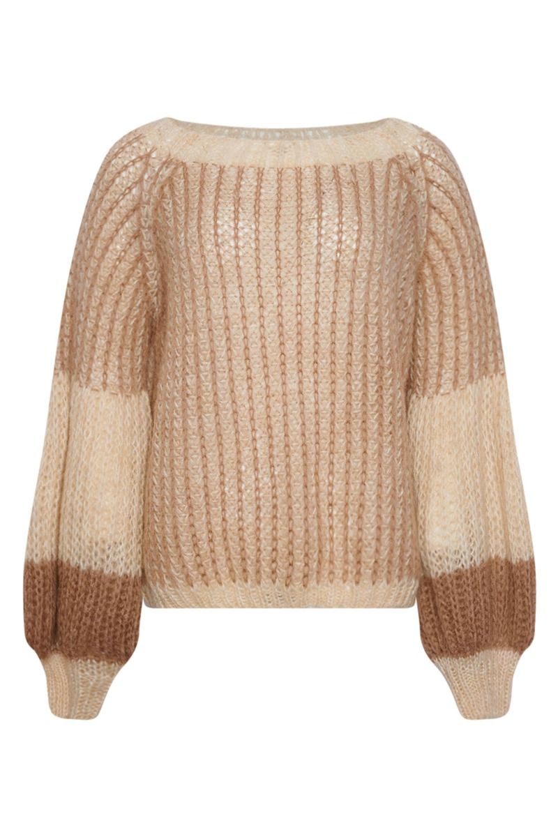 Noella - Strik - Liana Knit Sweater - Cozy Brown