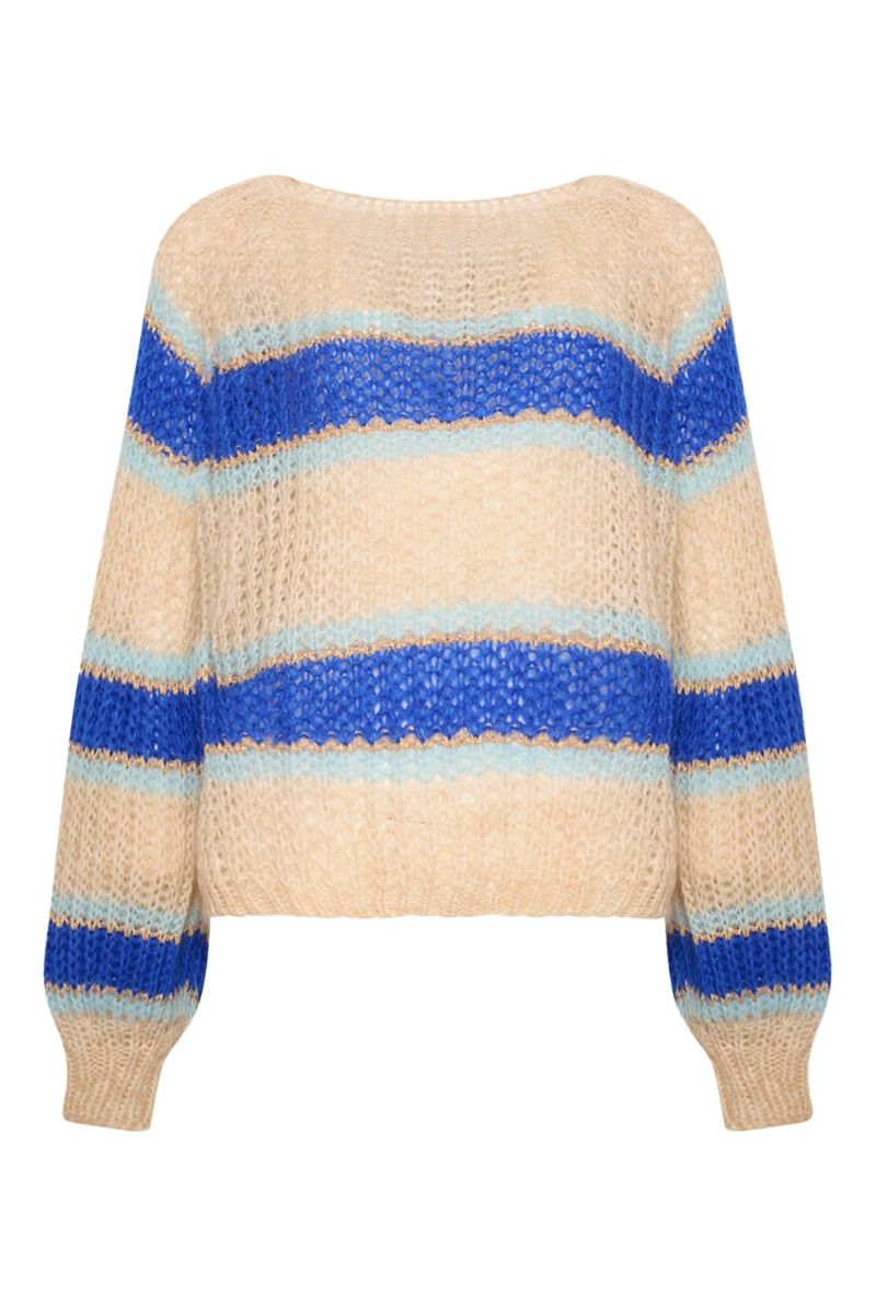 Noella - Strik - Pacific Knit Sweater - Blue Mix