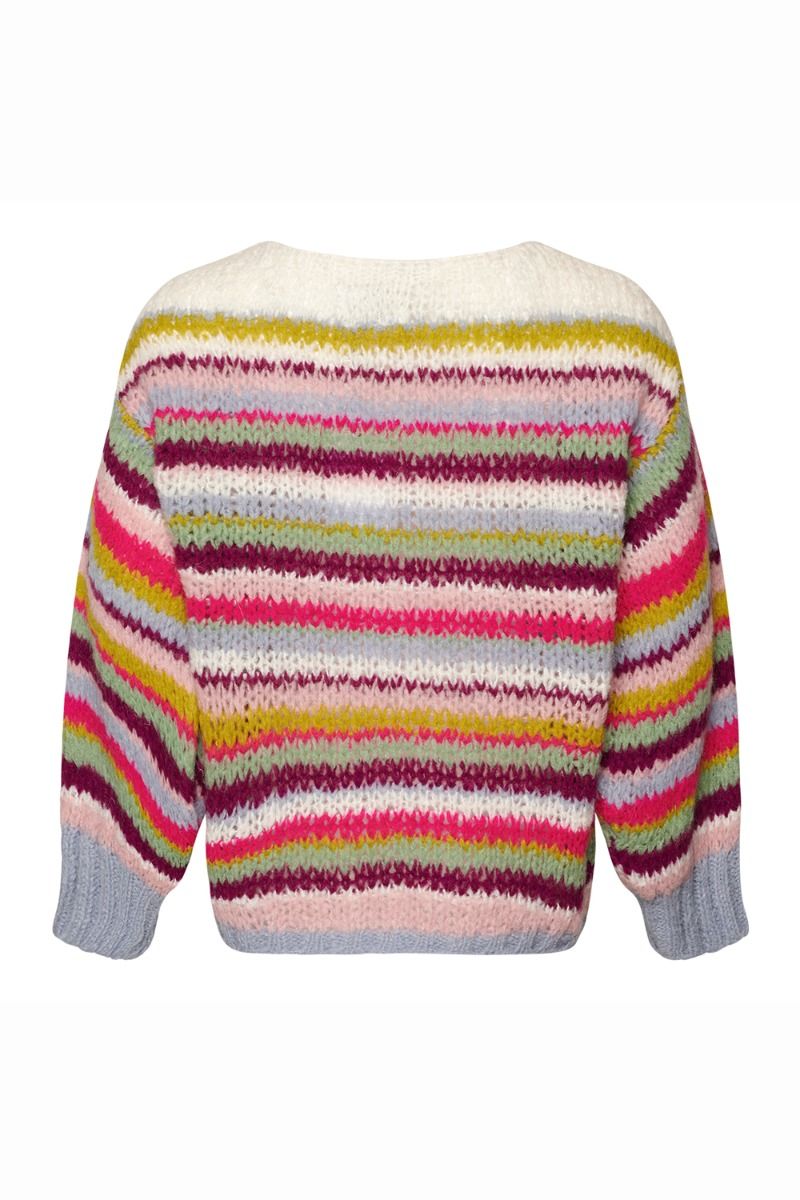 Noella - Strik - Pool Knit Blouse - Multi Mix