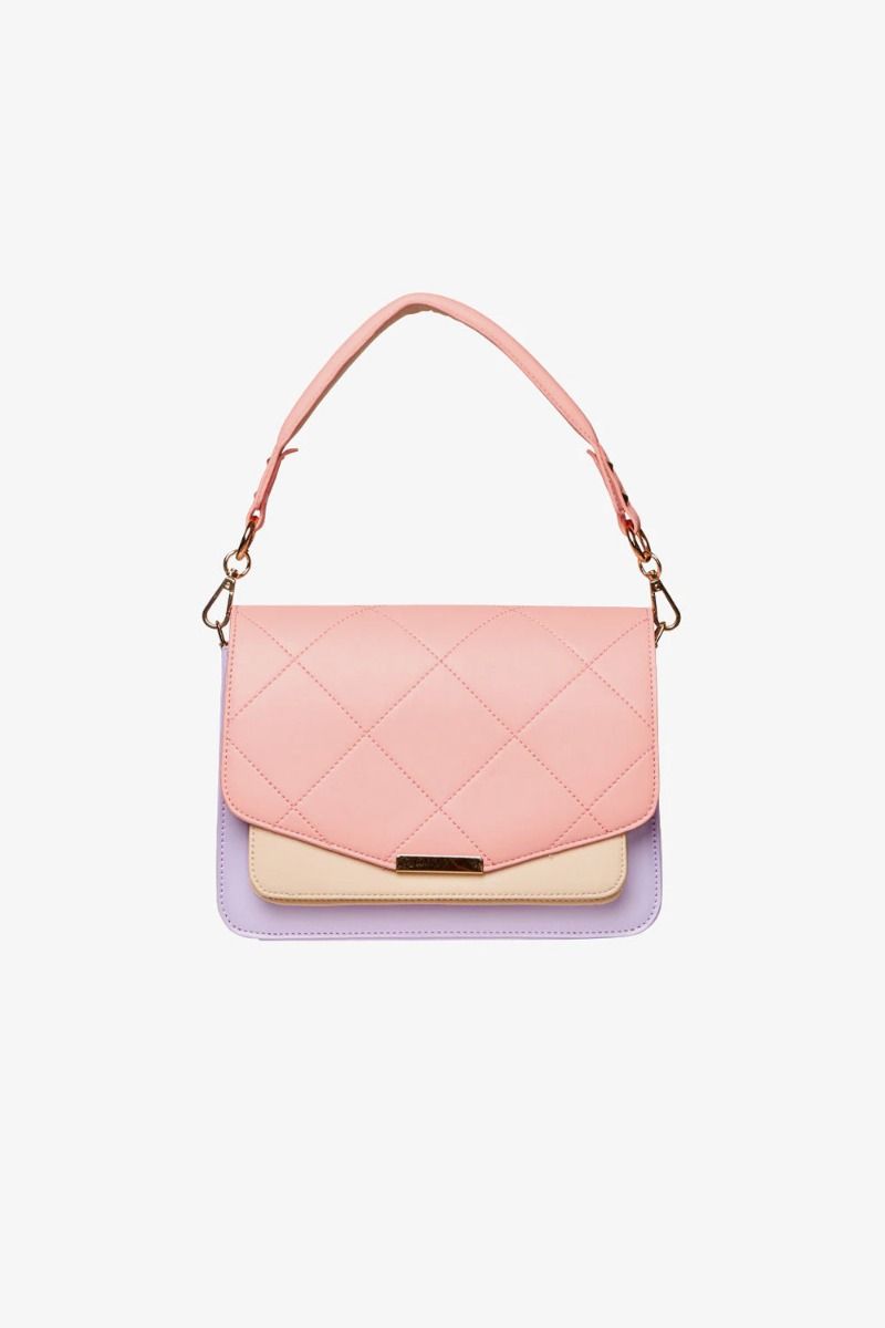 Noella - Taske - Blanca Bag Medium - Coral/Purple/Nude