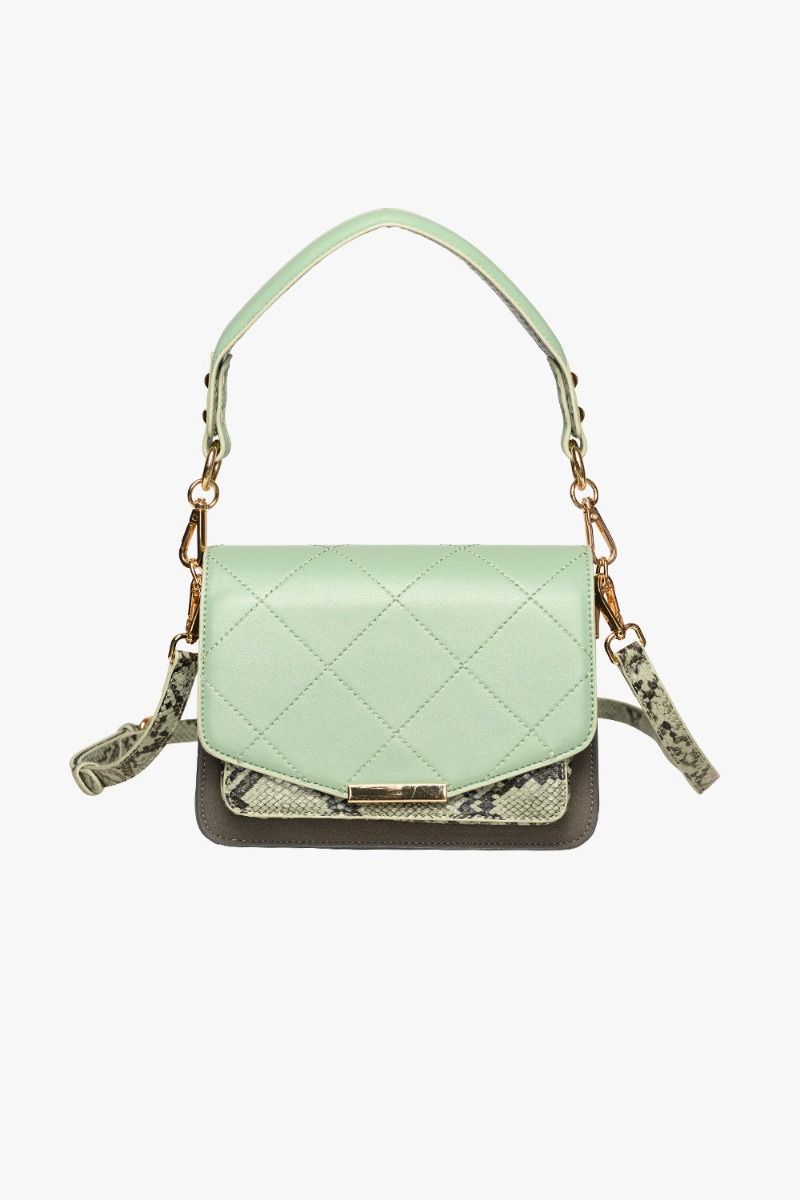 Noella - Taske - Blanca Bag Medium Snake - Green Snake