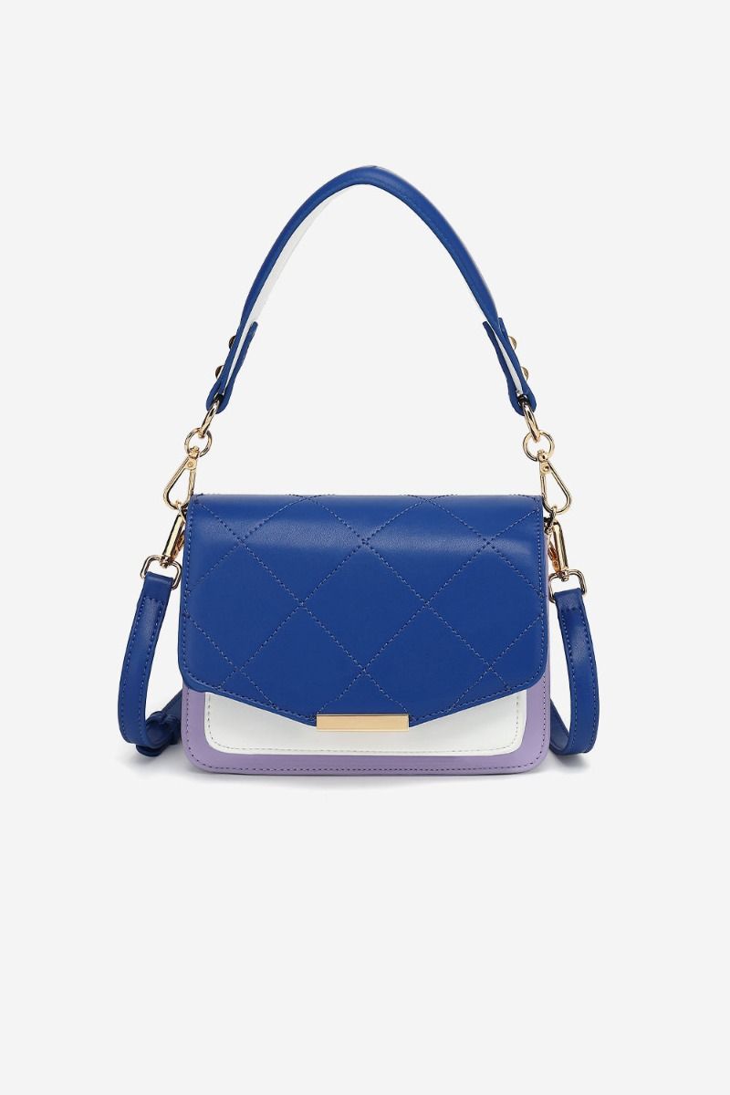 Noella - Taske - Blanca Bag Medium - RoyalBlue/White/Purple
