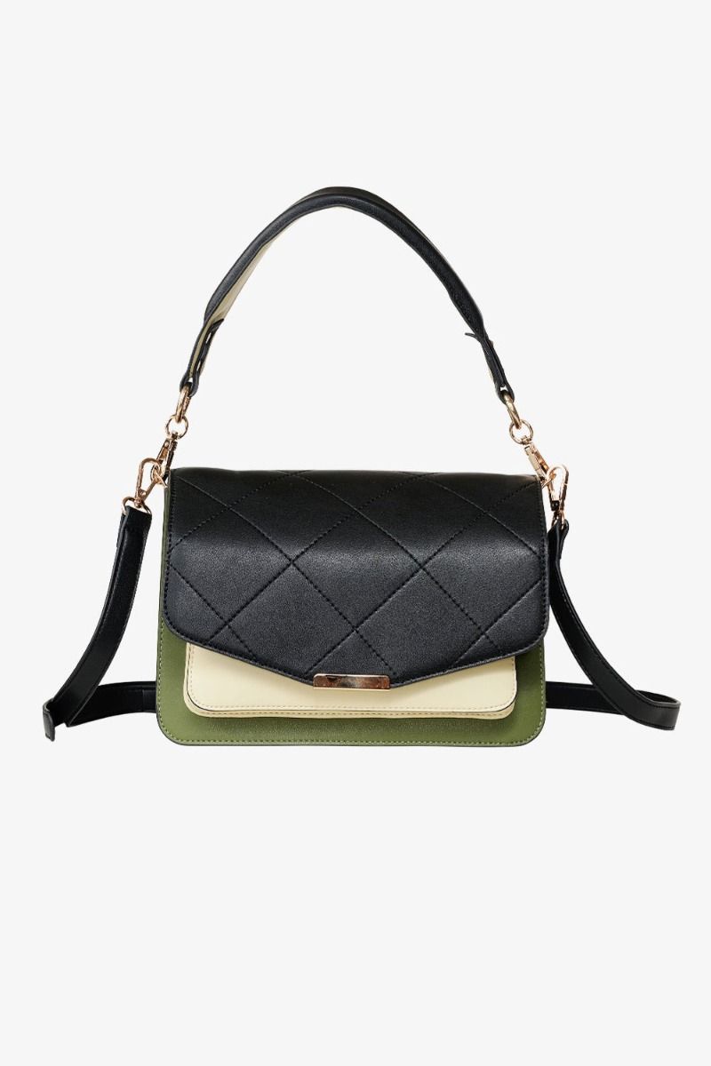 Noella - Taske - Blanca Multi Compartment Bag - Black/Green/Cream
