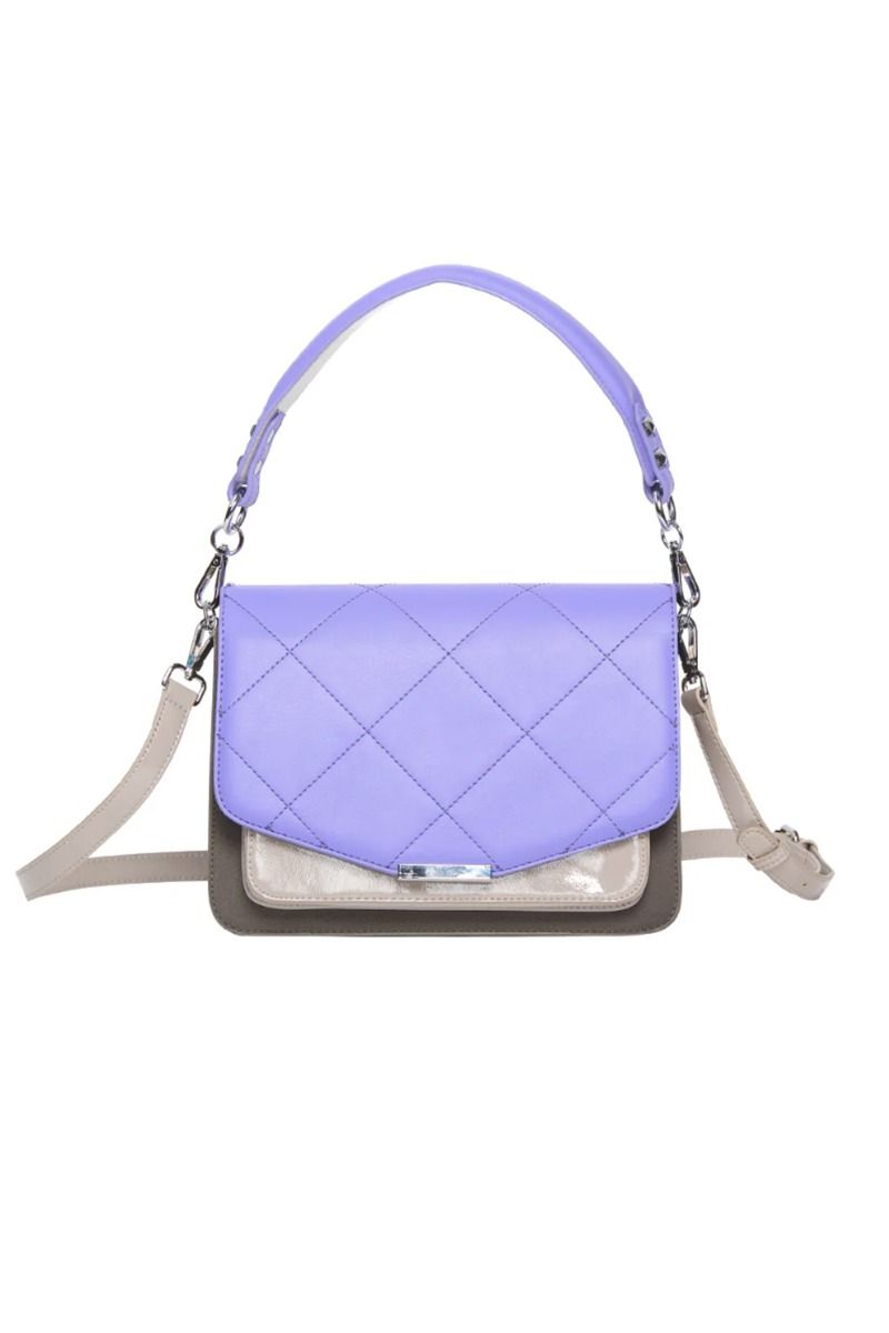 Noella - Taske - Blanca Multi Compartment Bag - Bright Purple/Grey lak/Grey 