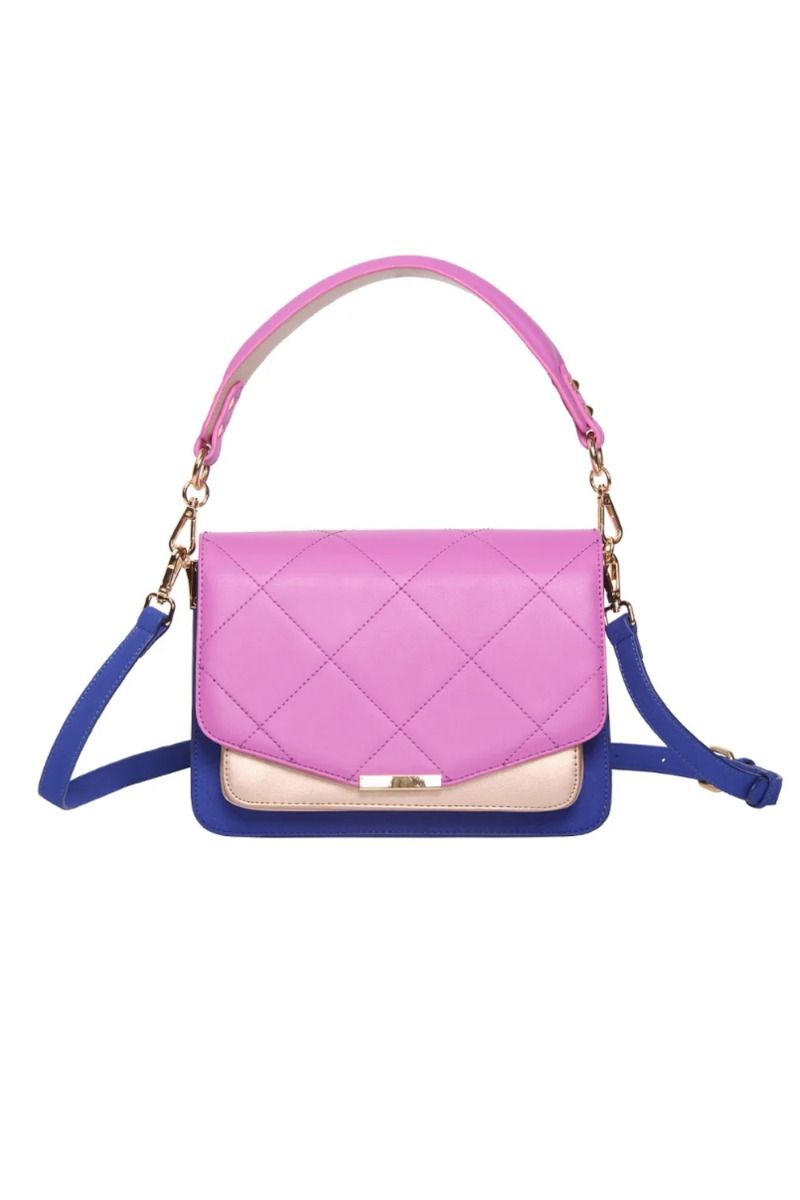 Noella - Taske - Blanca Multi Compartment Bag - Fucsia/Metallic rose/Royal Blue 