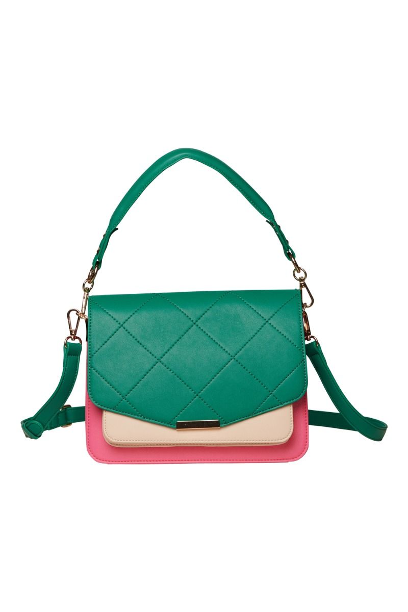 Noella - Taske - Blanca Multi Compartment Bag - Green/Pink/Nude 