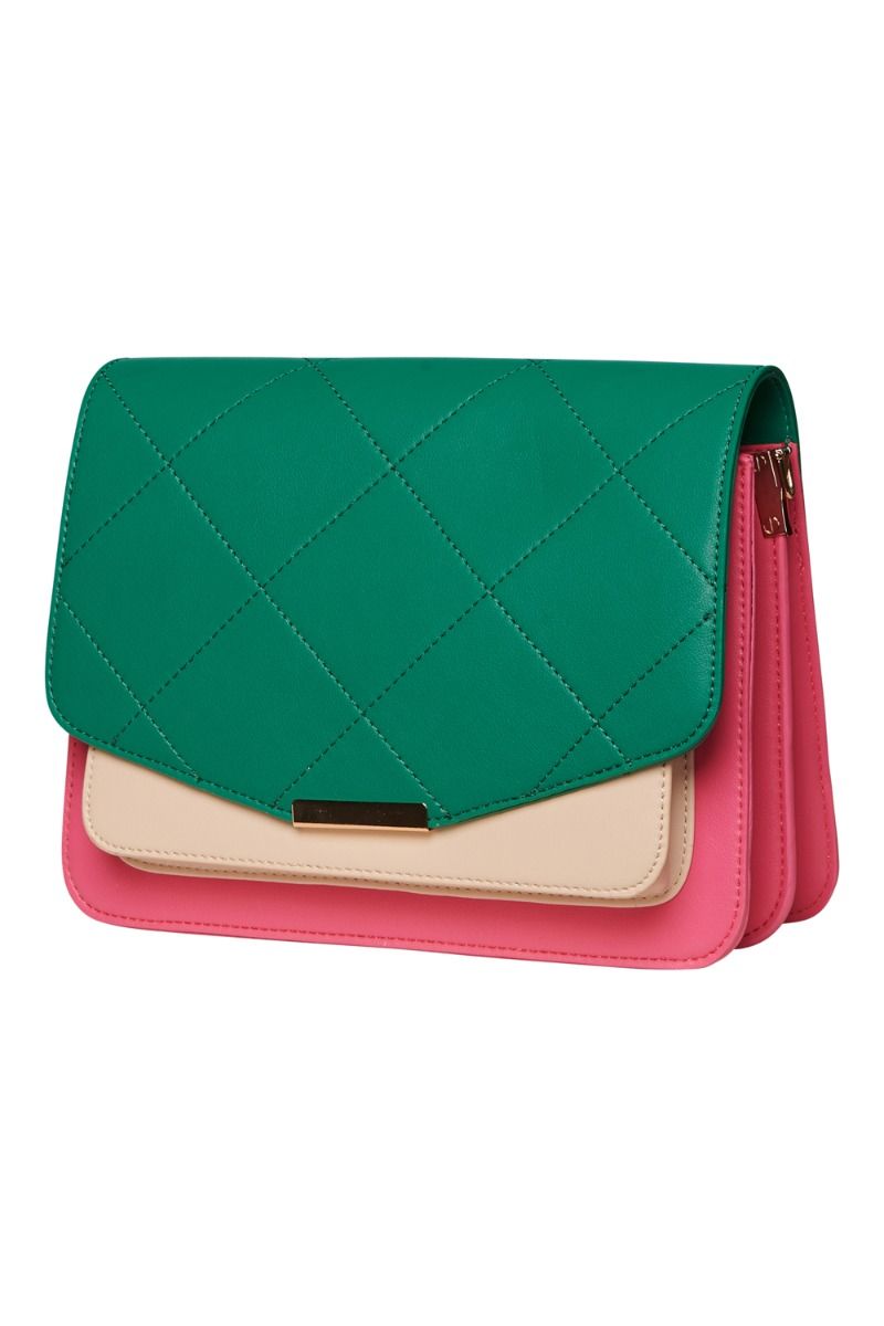 Noella - Taske - Blanca Multi Compartment Bag - Green/Pink/Nude 